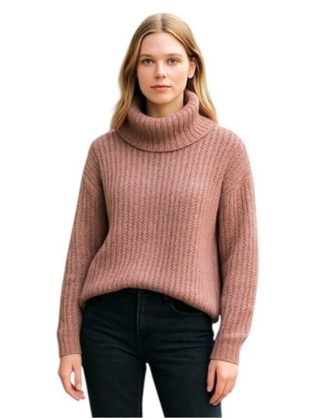 Pink Cropped Sweater Junior’s Size Small Hippie Rose